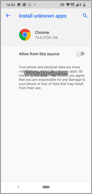 allow from this source tutuapp