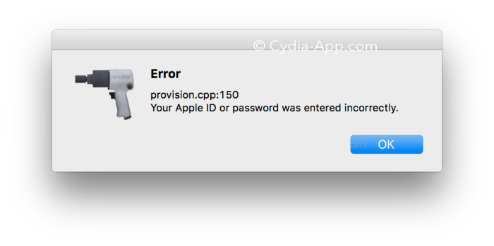 cydia impactor exe has stopped working