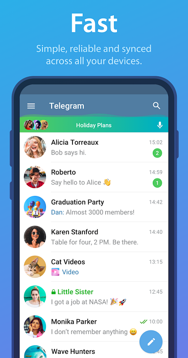 Telegram apps